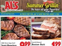 Thumbnail - Al's Supermarket Current Ad Flyer - 07/29/2026 - 08/04/2026