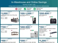 Costco (In-Warehouse and Online Savings) Flyer