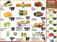 Thumbnail - Maxi Foods Markets California Location Flyer - 08/27/2026 - 08/29/2026