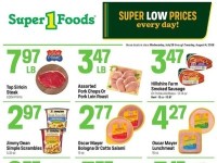 Thumbnail - Super1Foods hotsheetweekly Flyer - 07/29/2026 - 08/04/2026