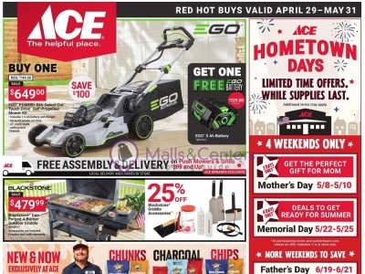 Thumbnail - Ace Hardware corporatead Flyer - 04/29/2026 - 05/31/2026