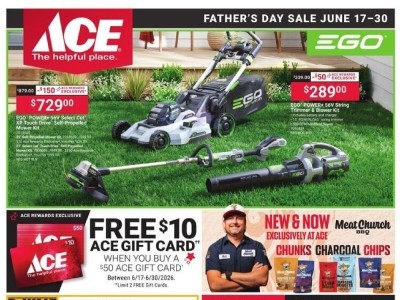 Thumbnail - Ace Hardware corporatead Flyer - 06/17/2026 - 06/30/2026