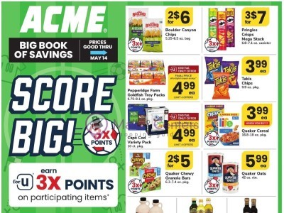 Thumbnail - Acme acmemarketsadhoc Flyer - 04/17/2026 - 05/14/2026