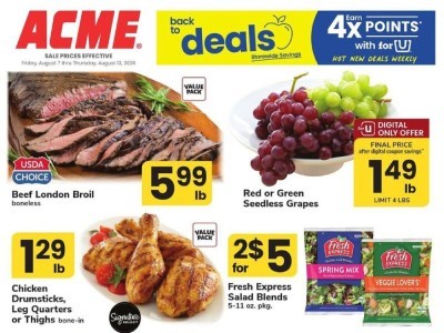 Thumbnail - Acme weeklyad Flyer - 08/07/2026 - 08/13/2026