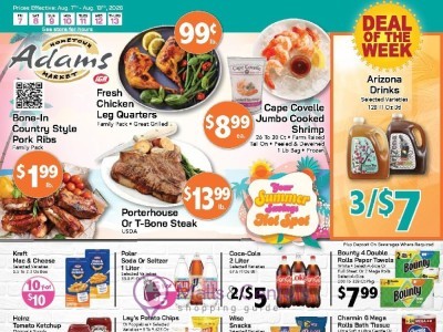 Adams hometown market Flyer