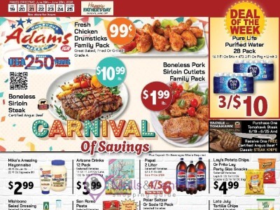 Adams hometown market Flyer