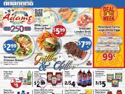 Adams hometown market Flyer