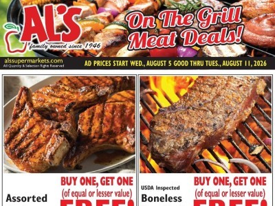Thumbnail - Al's Supermarket Current Ad Flyer - 08/05/2026 - 08/11/2026