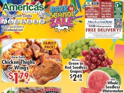 Thumbnail - America's Food Basket Flyer - 08/21/2026 - 08/28/2026