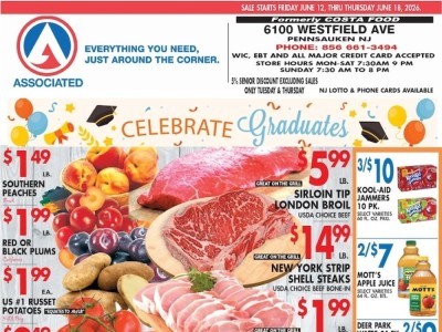 Thumbnail - Associated Supermarkets Flyer - 06/12/2026 - 06/18/2026
