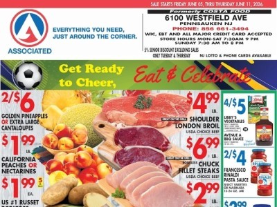 Associated Supermarkets Flyer