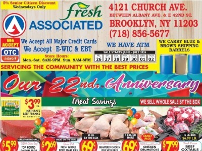 Thumbnail - Associated Supermarkets Flyer - 06/25/2026 - 07/02/2026