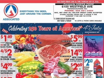 Associated Supermarkets Flyer