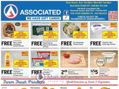 Thumbnail - Associated Supermarkets Flyer - 05/18/2026 - 05/14/2026