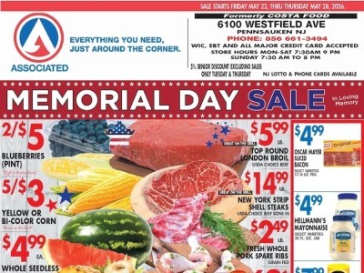 Thumbnail - Associated Supermarkets Flyer - 05/22/2026 - 05/28/2026