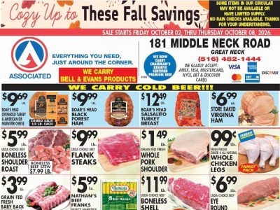 Thumbnail - Associated Supermarkets Flyer - 10/02/2026 - 10/17/2026