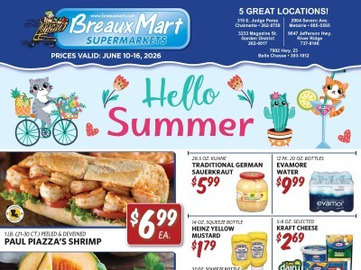 Breaux Mart Current Ad Flyer