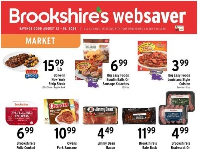 Brookshire's Food & Pharmacy websaver Flyer