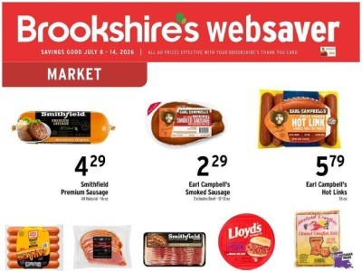 Thumbnail - Brookshire's Food & Pharmacy websaver Flyer - 07/08/2026 - 07/14/2026