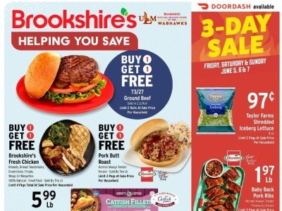 Thumbnail - Brookshire's Food & Pharmacy weeklyad Flyer - 06/03/2026 - 06/09/2026