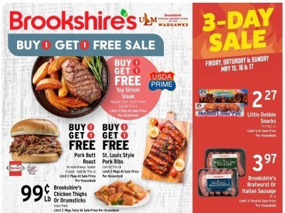 Thumbnail - Brookshire's Food & Pharmacy weeklyad Flyer - 05/13/2026 - 05/19/2026