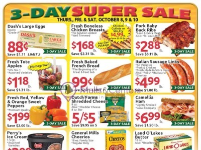 Dash's Market Flyer