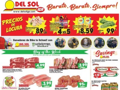 Thumbnail - Del Sol IGA Flyer - 08/19/2026 - 08/25/2026