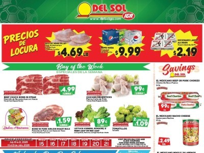 Del Sol IGA Flyer