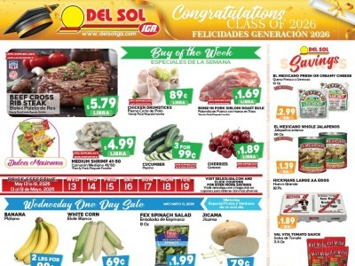 Thumbnail - Del Sol IGA Flyer - 05/13/2026 - 05/19/2026