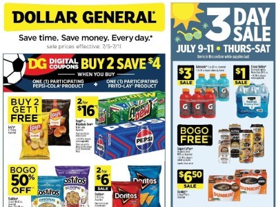Dollar General circular Flyer