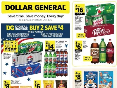 Dollar General circular Flyer