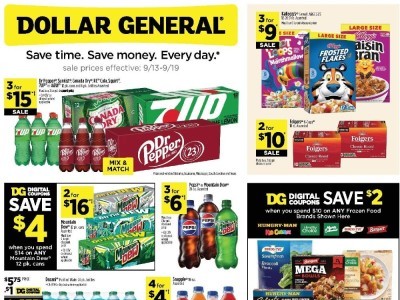 Dollar General circular Flyer