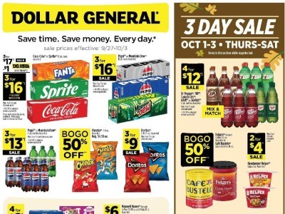 Dollar General circular Flyer