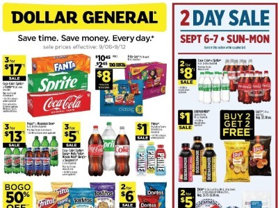 Thumbnail - Dollar General circular Flyer - 09/06/2026 - 09/12/2026