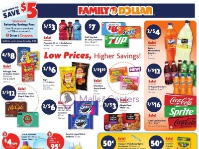 Family Dollar circular Flyer