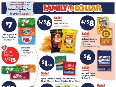 Family Dollar circular Flyer