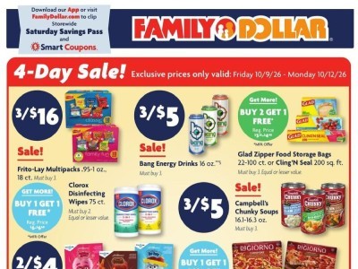 Family Dollar circular Flyer