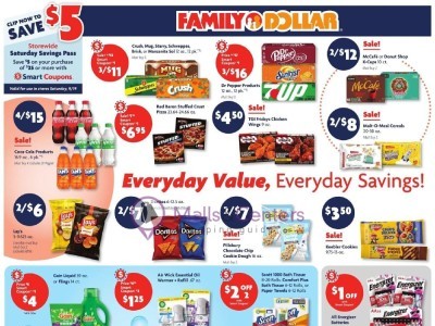 Family Dollar circular Flyer