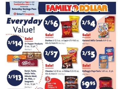 Family Dollar circular Flyer