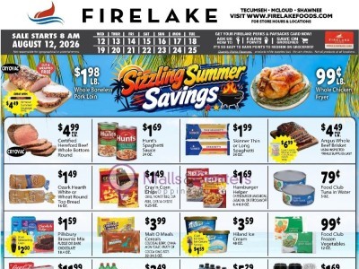 FireLake Discount Foods Current Ad Flyer