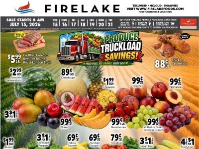Thumbnail - FireLake Discount Foods Current Ad Flyer - 07/15/2026 - 07/21/2026