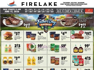 FireLake Discount Foods Current Ad Flyer
