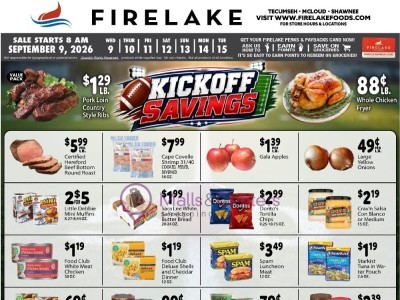 FireLake Discount Foods Current Ad Flyer