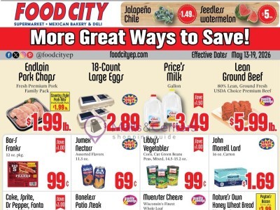Food City Supermarkets Flyer