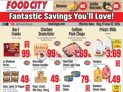 Thumbnail - Food City Supermarkets Flyer - 05/27/2026 - 06/02/2026
