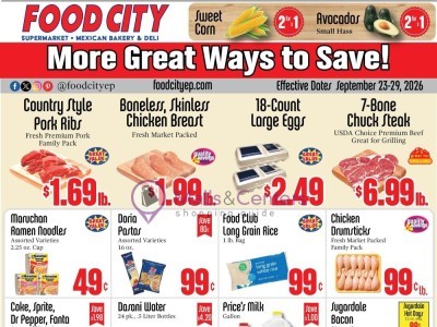 Food City Supermarkets Flyer