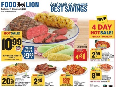 Thumbnail - Food Lion weekly Flyer - 09/02/2026 - 09/08/2026