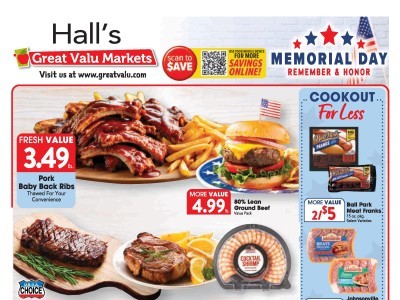 Thumbnail - Great Valu Markets Current Ad Flyer - 05/20/2026 - 05/26/2026