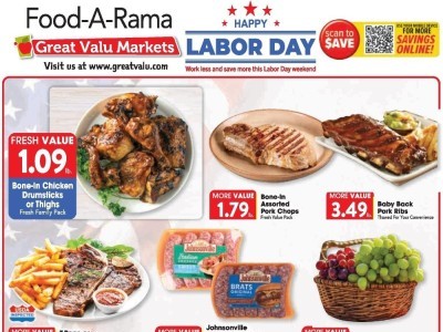 Thumbnail - Great Valu Markets Current Ad Flyer - 09/02/2026 - 09/08/2026