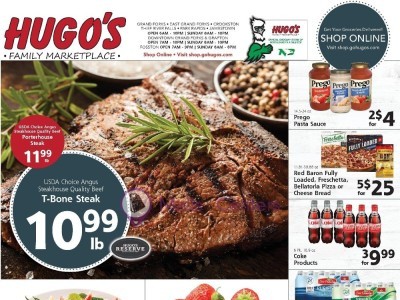 Hugo's Current Ad Flyer